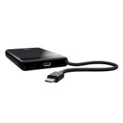 TRUST Powerbanka Fiera, 10000 mAh, S káblom, 2x USB-C, čierna