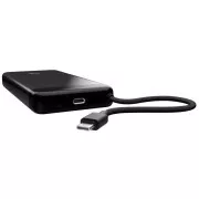 TRUST Powerbanka Fiera, 20000 mAh, S káblom, 2x USB-C, čierna