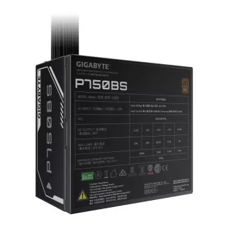 GIGABYTE zdroj P750BS, 750W, 80PLUS Bronze, 120mm