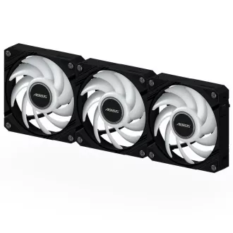 GIGABYTE ventilátor AORUS EZ CHAIN FAN 3-PACK, 3x120mm, čierna