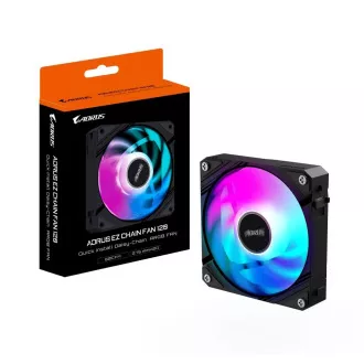 GIGABYTE ventilátor AORUS EZ CHAIN FAN, 1x120mm, čierna
