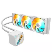 GIGABYTE Vodný chladič GAMING 360 ICE, 3x120mm, ARGB, LGA1851, AM5, biela