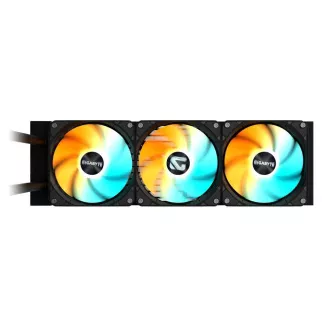 GIGABYTE Vodný chladič GAMING 360, 3x120mm, ARGB, LGA1851, AM5, čierna