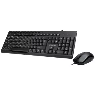 GIGABYTE Set klávesnica + myš GK-KM6300, Drôtová USB, EN GIGABYTE Set klávesnica + myš GK-KM6300, Drôtová USB, EN