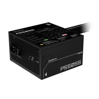 GIGABYTE zdroj P550SS, 550W, 80+ Silver, 120mm, ATX 3.0, čierna