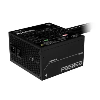 GIGABYTE zdroj P650SS, 650W, 80+ Silver, 120mm, ATX 3.0, čierna GIGABYTE zdroj P650SS, 650W, 80+ Silver, 120mm, ATX 3.0, čierna