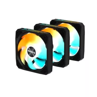 GIGABYTE ventilátor EZ CHAIN FAN 3-PACK, 3x120mm, čierna