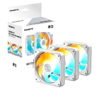 GIGABYTE ventilátor EZ CHAIN FAN 3-PACK, 3x120mm, biela