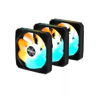 GIGABYTE ventilátor EZ CHAIN RVS FAN 3-PACK, 3x120mm, čierna