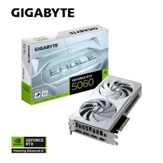 GIGABYTE VGA NVIDIA GeForce RTX 5060 EAGLE ICE OC 8G, 8G GDDR7, 3xDP, 1xHDMI GIGABYTE VGA NVIDIA GeForce RTX 5060 EAGLE ICE OC 8G, 8G GDDR7, 3xDP, 1xHDMI
