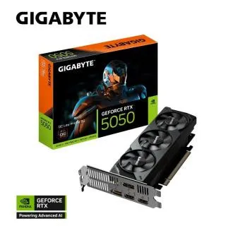 GIGABYTE VGA NVIDIA GeForce RTX 5050 Low Profile OC 8G, 8G GDDR6, 2xDP, 2xHDMI - Rozbalené GIGABYTE VGA NVIDIA GeForce RTX 5050 Low Profile OC 8G, 8G GDDR6, 2xDP, 2xHDMI - Rozbalené