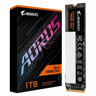 GIGABYTE SSD 1TB AORUS Gen4 7000E, PCIe Gen4x4, M.2 2280, (R:7100/W:6100MB/s) GIGABYTE SSD 1TB AORUS Gen4 7000E, PCIe Gen4x4, M.2 2280, (R:7100/W:6100MB/s)