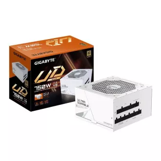 GIGABYTE zdroj UD750GM PG5 ICE 750W, 120mm, Plne modulárny, 80 Plus Gold, ATX 3.1
