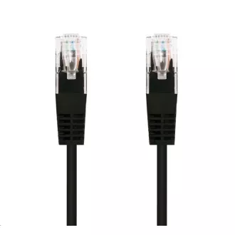 C-TECH kábel patchcord Cat5e, UTP, čierny, 5m