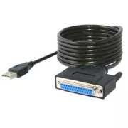 PREMIUMCORD Kábel USB printer kábel, USB na paralelný port