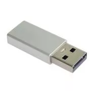 PremiumCord Adaptér USB-C na USB-A 2.0, strieborná