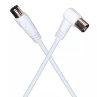 PREMIUMCORD TV kábel M/F konektor 90, 75 Ohm 15m PREMIUMCORD TV kábel M/F konektor 90, 75 Ohm 15m