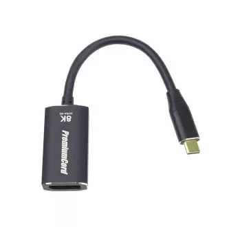 PREMIUMCORD Adaptér USB-C na DisplayPort DP1.4 8K @ 60Hz a 4k @ 120Hz