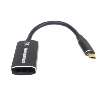 PREMIUMCORD Adaptér USB-C na DisplayPort DP1.4 8K @ 60Hz a 4k @ 120Hz