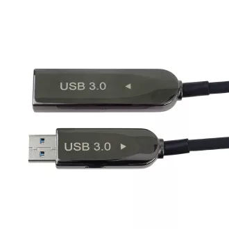 PREMIUMCORD Kábel USB3.0 + 2.0 predlžovací optický AOC kábel A/Male - A/Female 10m