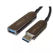 PREMIUMCORD Kábel USB3.0 + 2.0 predlžovací optický AOC kábel A/Male - A/Female 15m