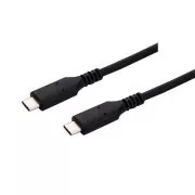 C-TECH kábel USB 4.0, Type-C (CM/CM), PD 100W, 40Gbps, 1m, čierny