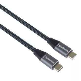 PREMIUMCORD USB-C kábel (USB 3.2 Gen2x2, 5A, 100W, 20Gbit/s) 3m, Sivá PREMIUMCORD USB-C kábel (USB 3.2 Gen2x2, 5A, 100W, 20Gbit/s) 3m, Sivá