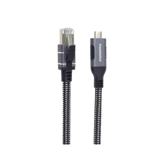 PremiumCord Ethernetový kábel USB-C na LAN RJ45 10/100/1000, 2m