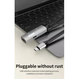 PREMIUMCORD USB-C repeater a predlžovací kábel Male-Female, 5Gbps Aluminium 10m