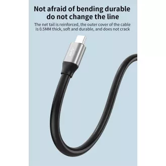 PREMIUMCORD USB-C repeater a predlžovací kábel Male-Female, 5Gbps Aluminium 10m