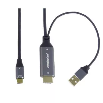 PREMIUMCORD Adaptér HDMI 2.0 na USB-C, 4K @ 60Hz, 2m PREMIUMCORD Adaptér HDMI 2.0 na USB-C, 4K @ 60Hz, 2m