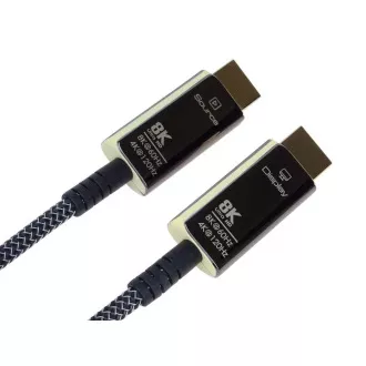 PREMIUMCORD Ultra High Speed HDMI 2.1 optický fiber kábel 8K @ 60Hz, pozlátené 7m