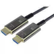 PREMIUMCORD Ultra High Speed HDMI 2.1 optický fiber kábel 8K @ 60Hz, pozlátené 50m