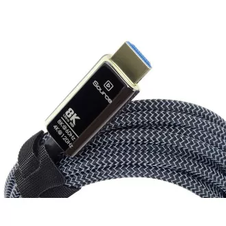 PREMIUMCORD Ultra High Speed HDMI 2.1 optický fiber kábel 8K @ 60Hz, pozlátené 50m