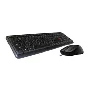 LYNX set klávesnica a myš, drôtový set, USB, CZ/SK