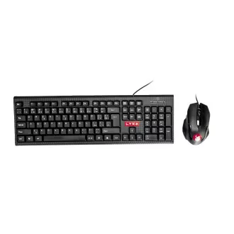 LYNX set klávesnica a myš, drôtový set, USB, CZ/SK