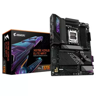 GIGABYTE MB Sc AM5 X870 A ELITE WIFI7, AMD X870, 4xDDR5, 2xHDMI, 2xUSB4, WiFi