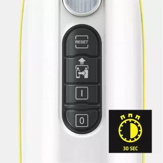 Karcher SC 3 Upright parný mop, 1600 W, eliminuje až 99, 999% vírusov a 99, 99% bežných domácich baktérií, biela