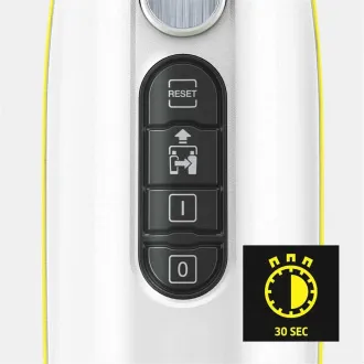 Karcher SC 3 Upright parný mop, 1600 W, eliminuje až 99, 999% vírusov a 99, 99% bežných domácich baktérií, biela - Použité
