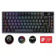 ASUS klávesnica ROG AZOTH, mechanická, Bluetooth, US, čierna