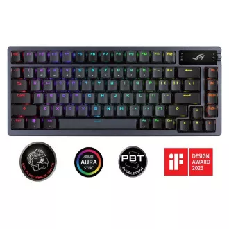 ASUS klávesnica ROG AZOTH, mechanická, Bluetooth, US, čierna