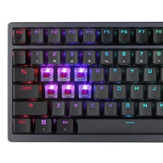 ASUS klávesnica ROG AZOTH, mechanická, Bluetooth, US, čierna
