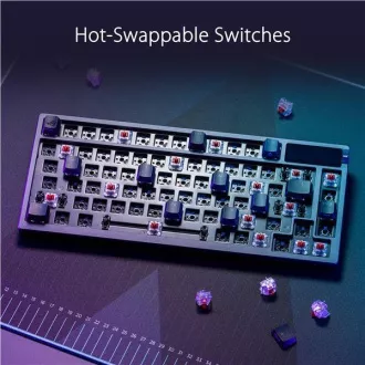 ASUS klávesnica ROG AZOTH, mechanická, Bluetooth, US, čierna