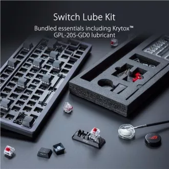 ASUS klávesnica ROG AZOTH, mechanická, Bluetooth, US, čierna