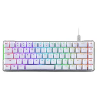 ASUS klávesnica ROG FALCHION ACE Moonlight White, mechanická, USB, US, biela