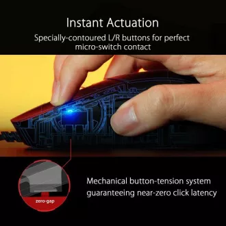 ASUS myš ROG STRIX IMPACT III, čierna