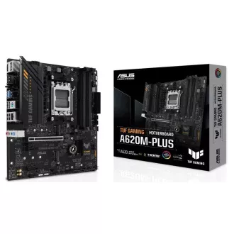ASUS MB Sc AM5 TUF GAMING A620-PLUS, AMD A620, 4xDDR5, 1xHDMI, 2xDP, mATX