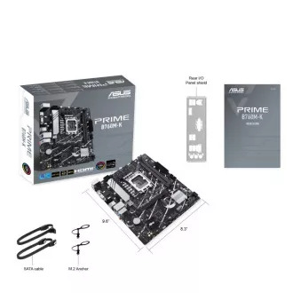 ASUS MB Sc LGA1700 PRIME B760-K, Intel B760, 2xDDR5, 1xHDMI, 1xVGA, mATX