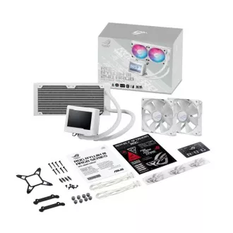 ASUS vodný chladič CPU AIO ROG RYUJIN III 240 ARGB WHITE, 2x120mm, LGA1851, AM5