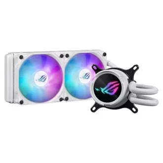 ASUS vodný chladič CPU AIO ROG STRIX LC III 240 ARGB WHITE, 2x120mm, LGA1851, AM5
